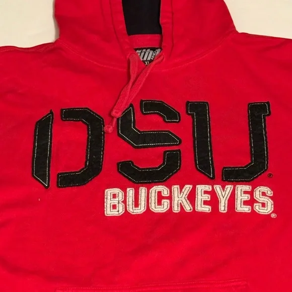 AND1 OSU Buckeyes Red Hoodie Sweater - Picture 2 of 6